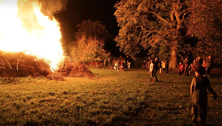 Bonfire party closes Out of Nature